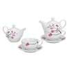 Tea for One Set Cherry Blossom (Pot & Cup & Saucer)
