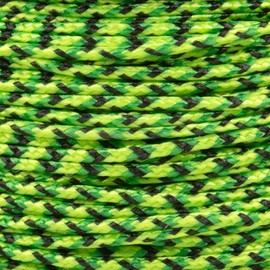 Paracord Planet Micro Paracord – Thin Braided Cord for Crafting, Fishing, and DIY Projects in 125 ft Spools – Gecko