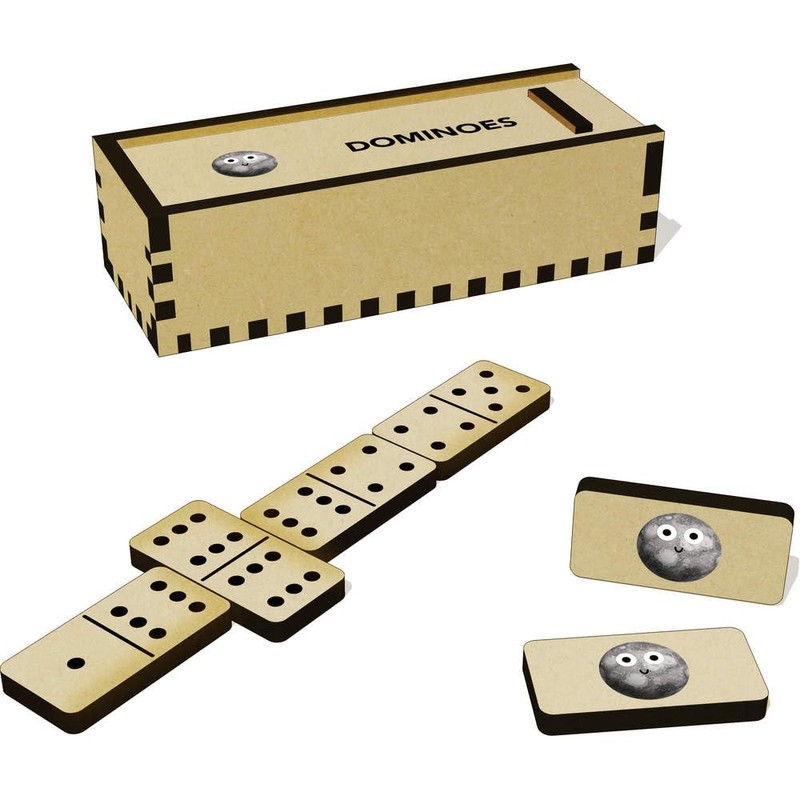 Azeeda 'Happy Planet' Domino Set & Box (DM00042585)