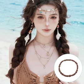 Scrunchies,Elastische Haarbänder 20 Stück Boho Haargummis Armbänder Geflochtene Haarbänder Elastische Haargummi Damen für Damen und Mädchen,dünnes Haar,lockiges Haar,schweres,langes Haar