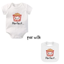 YSCULBUTOL Baby Twin Bodysuit Perfect Together Twin Best Friend Bacon Eggs Twins Set Double Baby Twin Cute