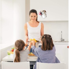 Winston & Bear Hungry Jack Russell Dog Wall Decals - 2 Pack - Jack Russell 3D Sticker Decals for Walls, Cars, Toilet and More - Retail Packaged Jack Russell Gifts