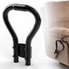 YUEYIN Modern Black Metal Recliner Handle Extender, Oversized Lever Extender