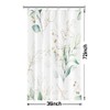 Stall Shower Curtain, Sage Green and Gold Eucalyptus Small Shower