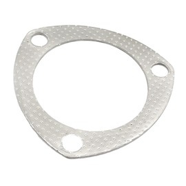 karim Muffler Gasket 70Φ Triangular Turbo Gasket, Exhaust Gasket, Flange Gasket, Front Pipe, Universal Use, For Motorcycles, Motorcycles, Metal, 1 Piece (1)