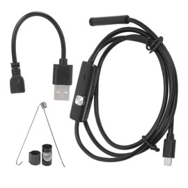 AN97‑7 7mm Endoscope Camera IP67 Waterproof Inspection Camera Borescope 6LED Adjustable Industry Endoscope10m / 32.8ft
