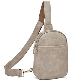 CORALDAISY Large Crossbody Bags for Women travel Sling Bag Leather Cross body Purse Big Purses for Women