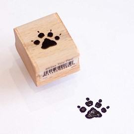 Art Stamps 893AA Tiny Paw Stamp, Black