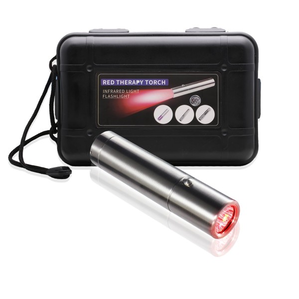 JINGYAN Portable Red Light Healing Therapy Torch for The Relief