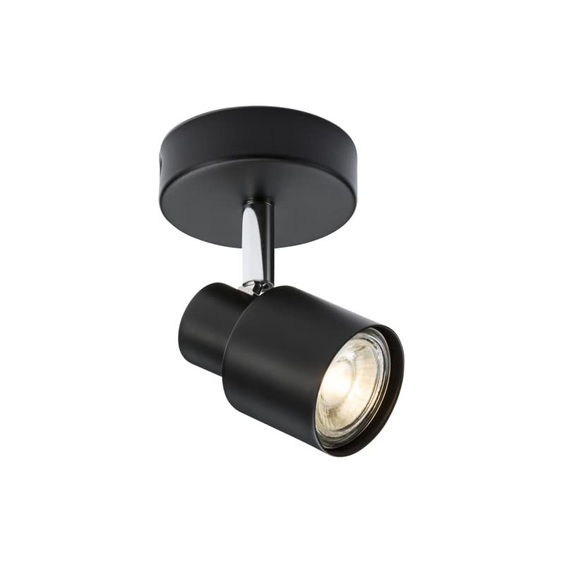 Knightsbridge Single GU10 Spotlight in Matt Black