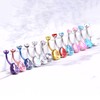 limerencia G23 Titanium Belly Button Rings hypoallergenic medical implant grade