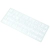 Westcott Writing Stencil, Polypropylene, lightblue, 10 mm