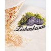 Swiss pine cushion with ticking 40 x 40 cm filled