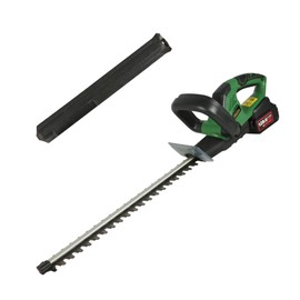 LUCKYERMORE 20V Cordless Hedge Trimmer, 6.8 LBS & 90min Long-Lasting, 23-inch Garden Hedge Trimmer w/Dual-Action Blade, Lawn Shrub Trimmer, 2.0Ah Li-Lon Battery & Fast Charger Included