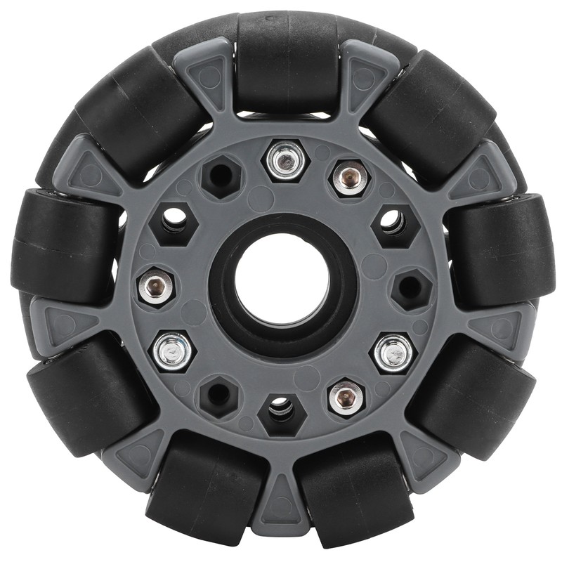 100mm Durable Nylon Rubber Bearing Rollers Omni Wheels for Robot