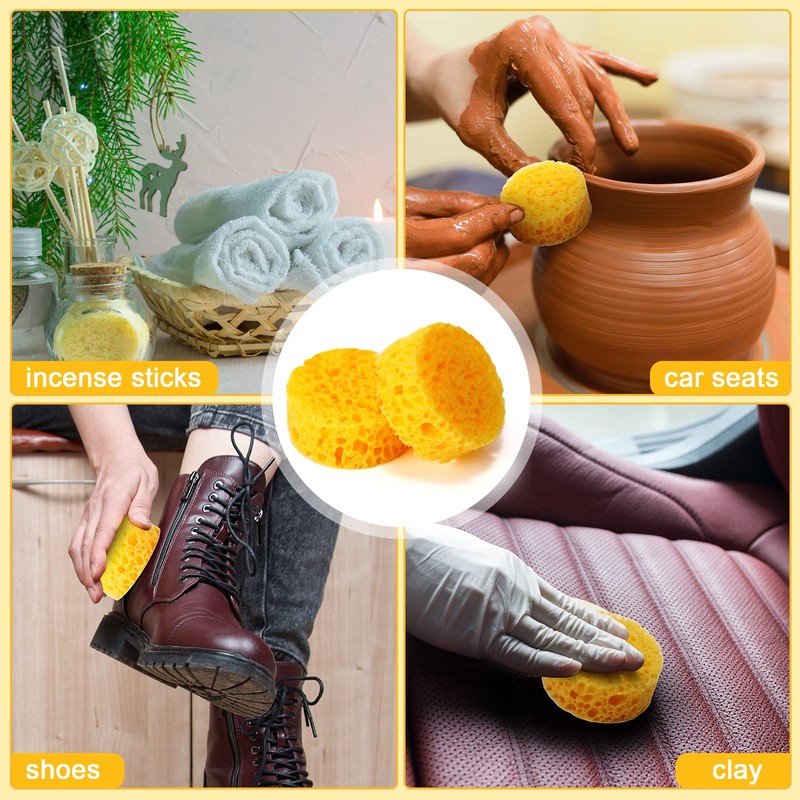 30 Pcs Tack Cleaning Sponges Horse Saddle Sponge Tack Sponges
