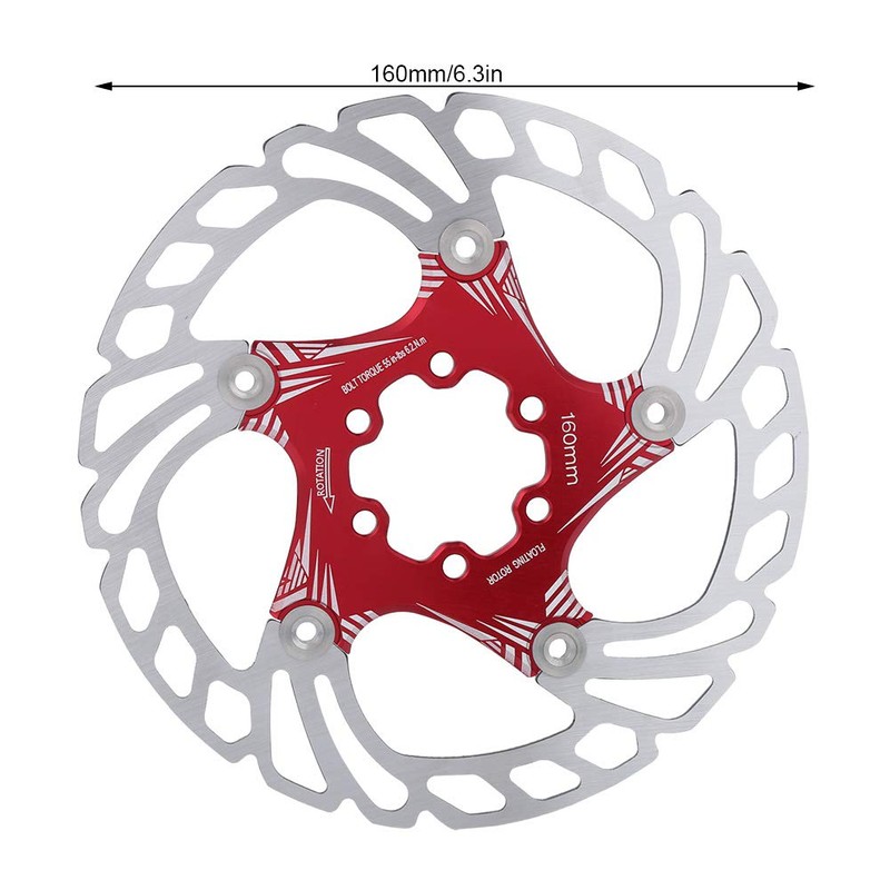 Disc Brake Rotor, 6.3 inches (160 mm), Mountain Bike, Durable,