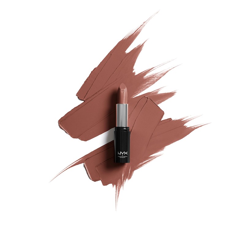 NYX Professional Makeup Lippenstift mit Satin-Finish und ultra-gesättigter Farbe, Shout