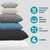 Dreamzie Pillowcases, 40 x 80 cm (Set of 2), 100%