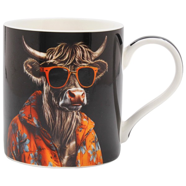 Lesser & Pavey Urban Art Highland Wow Mugs for Hot