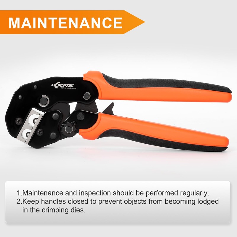 KF CPTEC Battery Cable Lug Crimping Tool KF-SK25B – Ratcheting