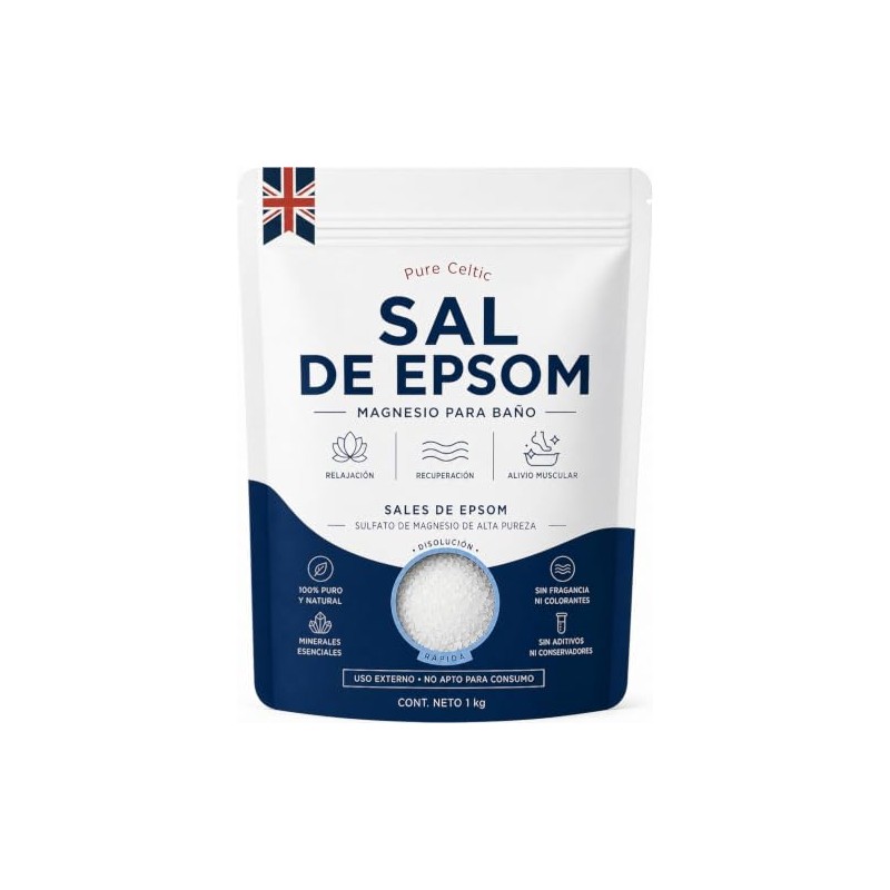 Sal De Epsom 1KG | Sales de Baño | Sin