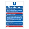 V Safety Fire Action - Stay Put 210 x 297