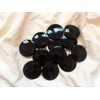 Disco espejo de Obsidiana negra - piedra de curación -