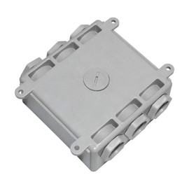 YXX-TECH Two Gang Electrical Box, Suitable 1/2-Inch or 3/4-Inch Electrical Conduit Weatherproof Outdoor Switch Outlet Box, UL Listed，Plastic Junction Box Outlet