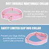 Soft Leather Martingale Dog Collar - Adjustable Rose Gold Limited