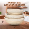 KOLNAMDINH Bread Proofing Baskets Set of 3, Round Shaped Dough