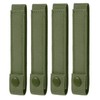 4 Pack Molle Straps with Snaps 6 inch, Tactical Mod