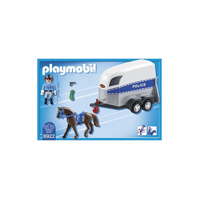 Playmobil 6922 Police with Horse and Trailer