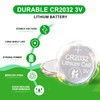 DURNERGY CR2032 Batteries 5 Pack, 2032 Battery CR2032 Lithium 3V