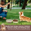 Collapsible Dog Bowls, Travel Food and Water Bowl with Lid