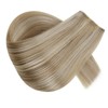 RUNATURE Real Hair Extensions with Wire 40 cm Blonde Highlight