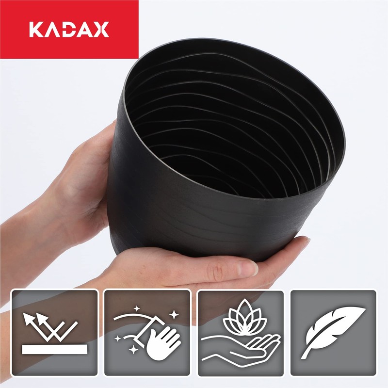 KADAX Plastic Flower Pot, Diameter 11 - 19 cm, 7
