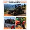 EONECROSS Chainsaw Holder for Tractor, Steel Scabbard, No-Drill Mount