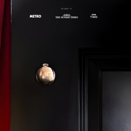 Magnetic keyhole Draught Excluder Mini Magflap - TM (Nickel) | Peephole Cover | Weather Proofing