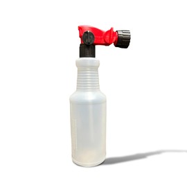 Pacific Pelican Refillable Hose-End Sprayer with 16oz Bottle - Simple ON/Off Feed Wide and Even Spray - Best for Outdoor Plants, car wash - Adjustable Ratio Range from 1:20-1:200 (Pack of 1)