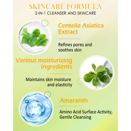 Centella Bubble Mask,Blackhead Remover,Moisturising Hydrate,Poren Verkleinern,Gesichtsmaske Frauen et Männer,Hydrate Centella Asiatica Soothingthe Skin,Improve Rough Skin,Smooth Complexion,12pcs