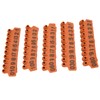 100Pcs TPU Pig Cow Ear Tag with Number 001‑100 Ear