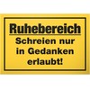 DankeDir! Resting Area Sign Plastic 30 x 20 cm -