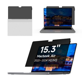 Yamaya Laptop Privacy Screen MacBook Air 15 Inch (2023-2024, M2 M3), Removable Laptop Screen Privacy Shield for Mac 15 Inch.