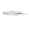 Ovenproof Plate Glass Pie Plate for Baking 25cm Transparent Glass