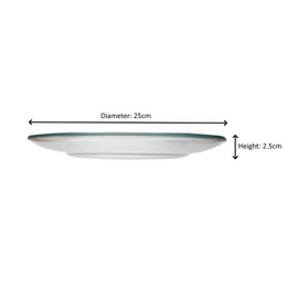 Ovenproof Plate Glass Pie Plate for Baking 25cm Transparent Glass Pie Tart Flan Baking Plate Oven to Tableware Plate Dish (1 Piece)