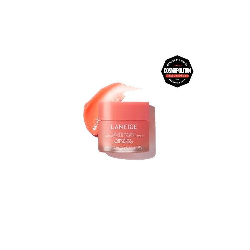LANEIGE Lip Sleeping Mask Grapefruit: Nourish, Hydrate, Vitamin C, Murumuru