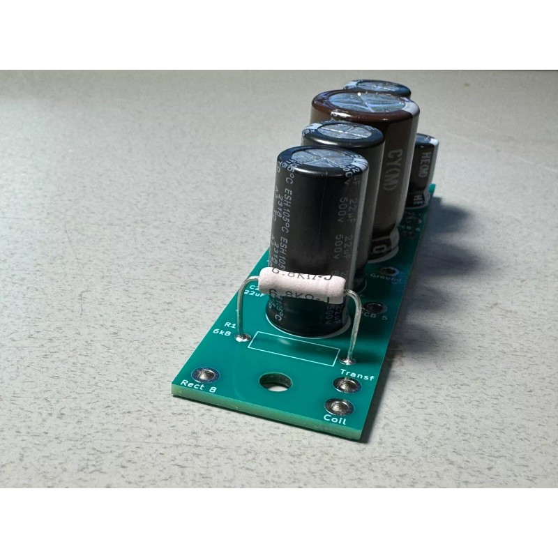 DYNACO MKIII Tube Amplifier Power Supply Capacitor Board. Not assembled.