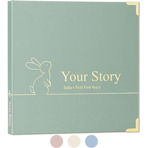 Baby Book Keepsake Boy or Girl Timeless Baby Memory Book