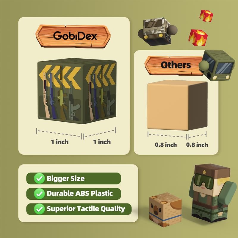 GobiDex 500PCS STEM Game-Based Recon Base Magnetic Blocks Adventure Themed